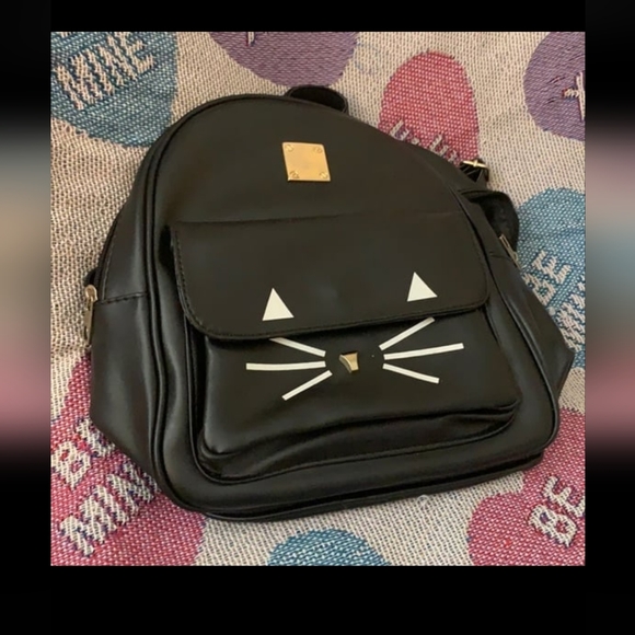 Black Cat Backpack - Picture 1 of 1